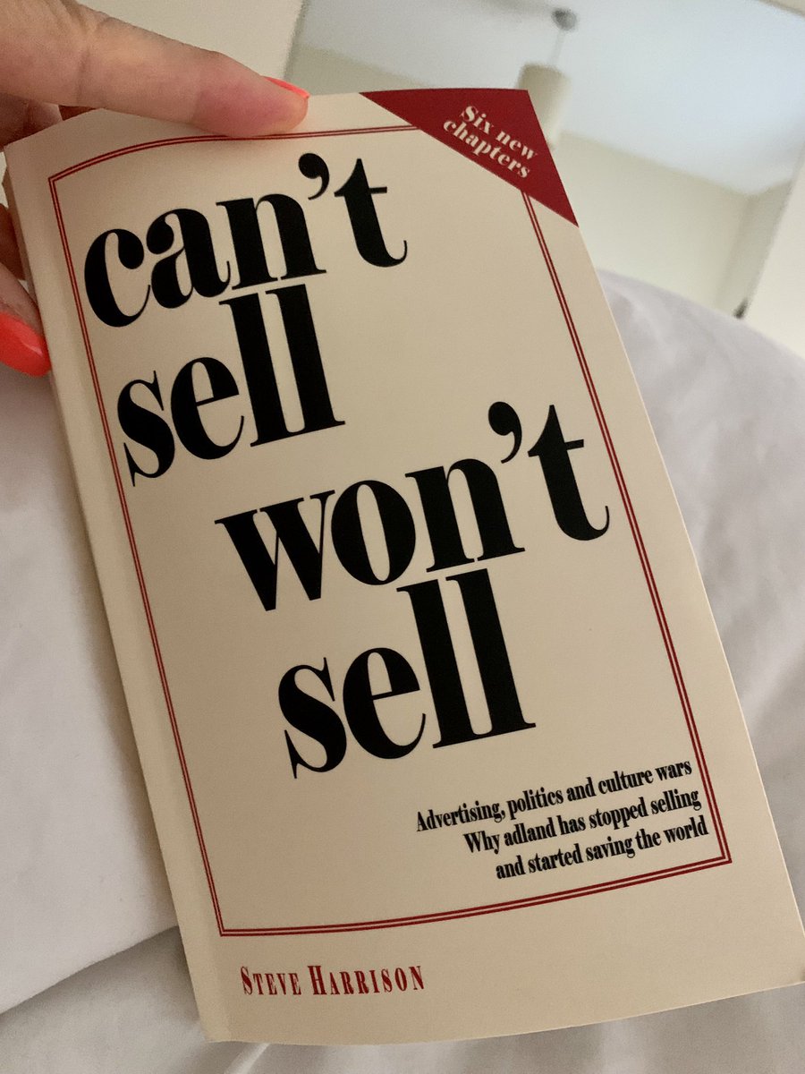 <a href="/HarrisoSteve/">Steve Harrison</a> has articlulated what I've been trying to for a while... That advertising needs to stop obsessing over social purpose and start selling. The emporer is naked.