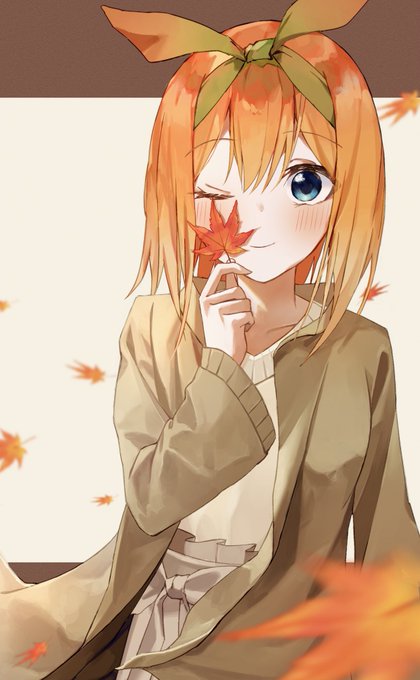 Nel ねる⚓️ホロクル11th 【K-28】さんがTwitterに投稿した中野四葉(五等分の花嫁)のイラスト。