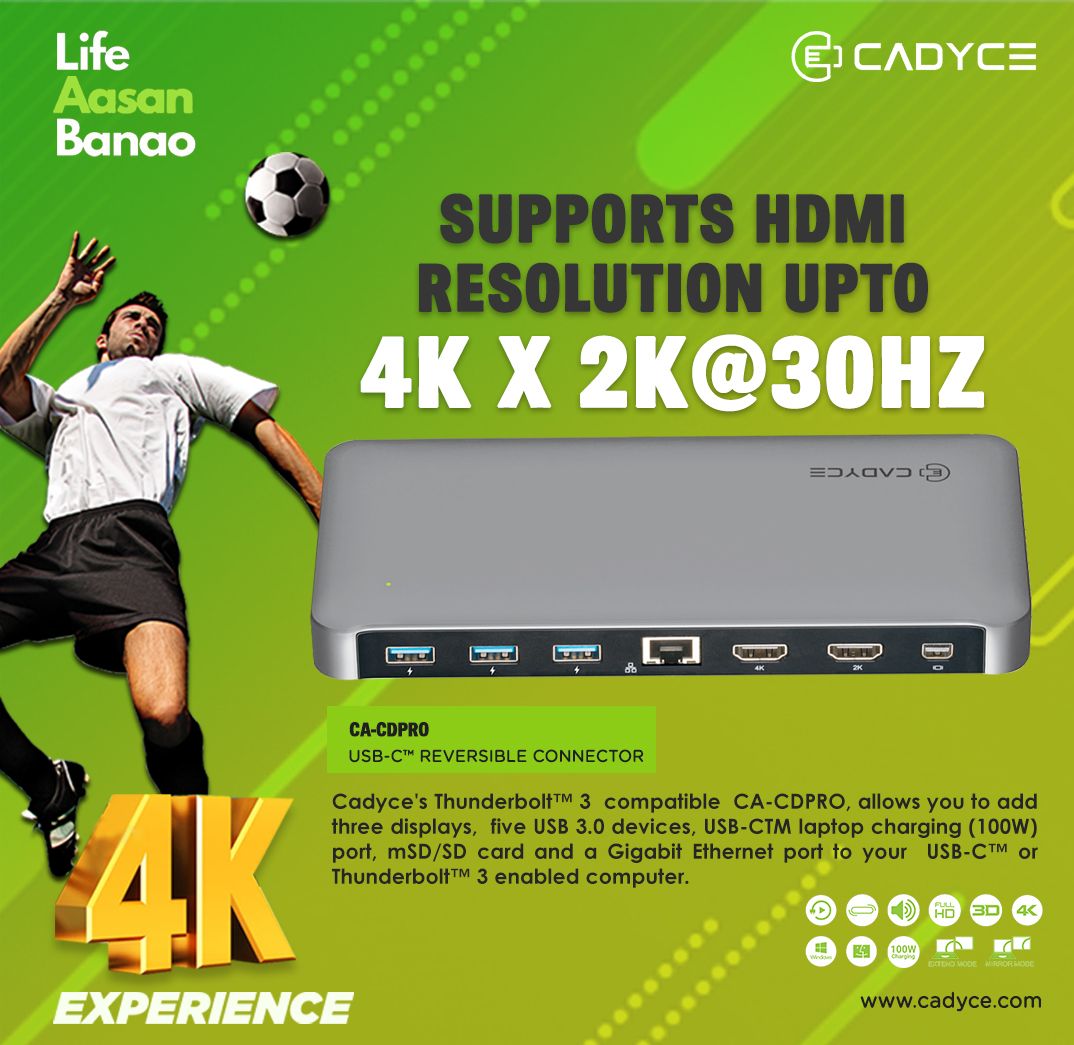 cadyceinc's tweet photo. A haven for professionals CA-CDPRO is a star performer. It is infused with a plethora of features making it a must-have in an enterprise settings.
#Cadyce #Lifestylebrand #LifestyleInfluencer #MakingLivesEasy #ConnectivityPartner #Networking #NetworkingBrand #Thunderbolt3 https://t.co/yQioimxnvc