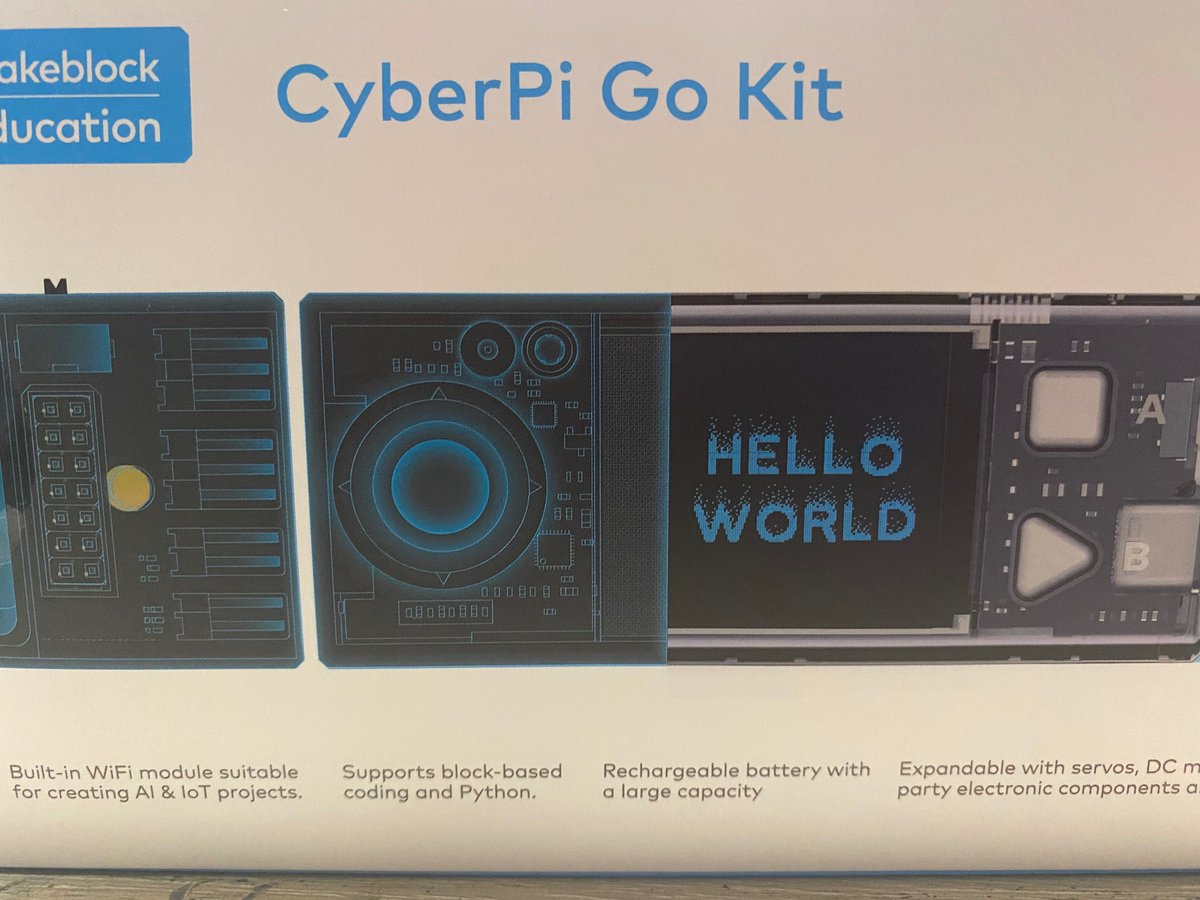 JET555Blade's tweet image. コレで何をしようとかは全然考えてないけど、なんかこういうデジタルおもちゃってワクワクするよね。
#CyberPi