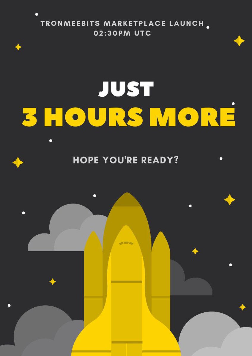 tronmeebits's tweet photo. The TRON Meebits marketplace launches very soon.
I'm excited for the launch, I hope you are too?
RT and like, lets take this to the moon๐
#TRONICS #tmeebits #Tmeebit #Tmeebits #NFTCommunity #NFT #tronnft #TRON https://t.co/QuklXwXKyO