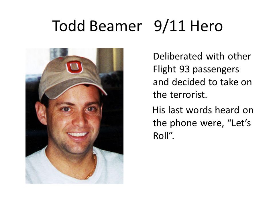 Palmer Luckey on Twitter: "Todd Beamer was the type of hero who exemplifies the American spirit. His heroism saved countless lives and thwarted an enemy that had no idea what we are
