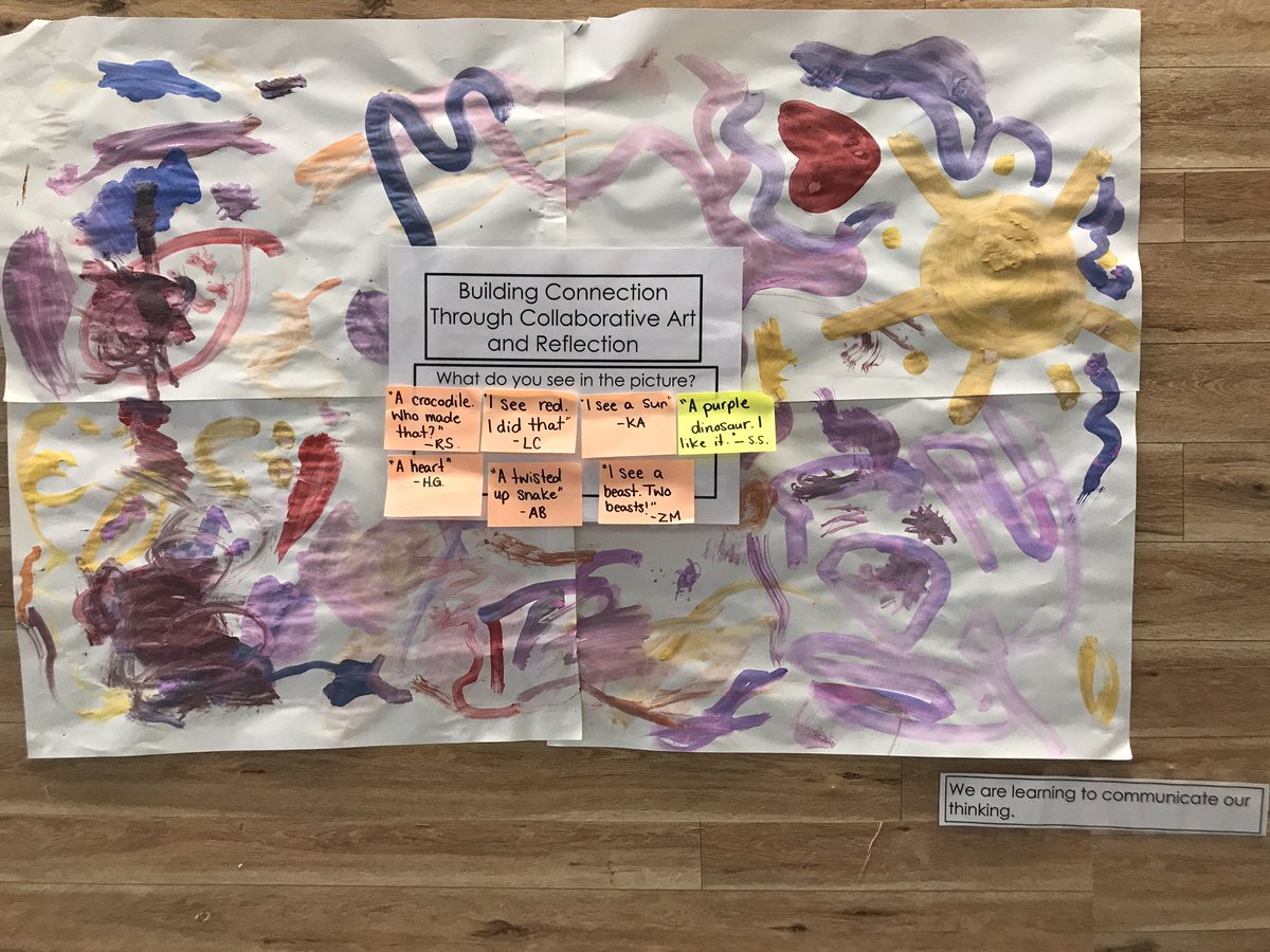 We’re back!! The littlest <a href="/WSherwoodFox/">WSherwoodFox</a> Flyers returned with enthusiasm and energy to PLAY! I am exhausted but have a happy heart. I am thrilled that our kinders this year love painting as much as I do! Can’t wait to continue the collaborative creations😍. #TVDSBKindergarten