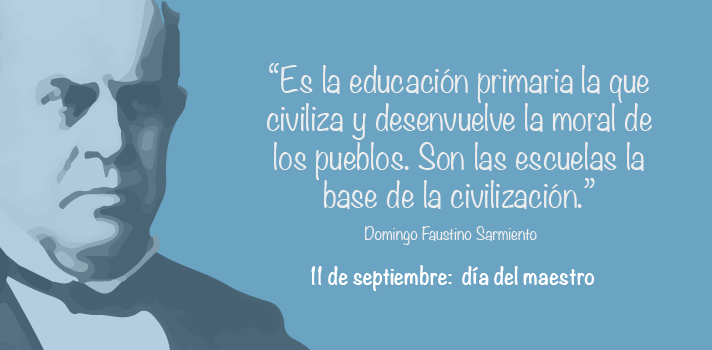 fmespacio917's tweet photo. El 11 de septiembre se celebra el Día del Maestro en homenaje a Domingo Faustino Sarmiento, 
Sarmiento desempeñó los cargos de político, filósofo, pedagogo, escritor, docente, periodista, estadista y militar argentino, gobernador de San Juan y presidente de la Nación Argentina. https://t.co/yerktT7gPb
