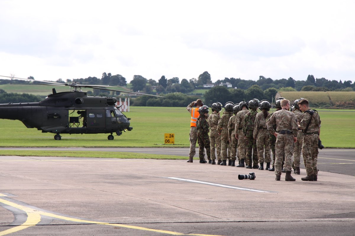 aircadets's tweet photo. A brilliant day so far here at @RAF_Cosford as hundreds of Cadets take to the skies, thanks to the support of @RAFBenson. #rafacmuster https://t.co/cuQxrnZozL