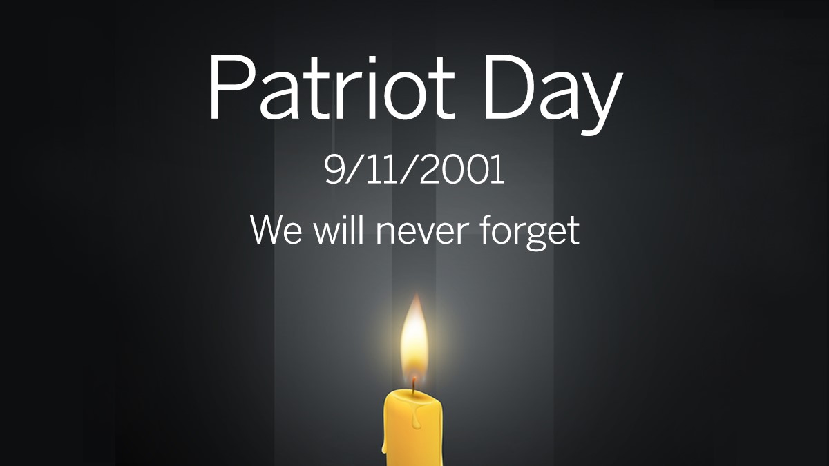 HSpecialSurgery's tweet photo. On this #PatriotDay, we remember. #NeverForget https://t.co/CzzGmmCbxW