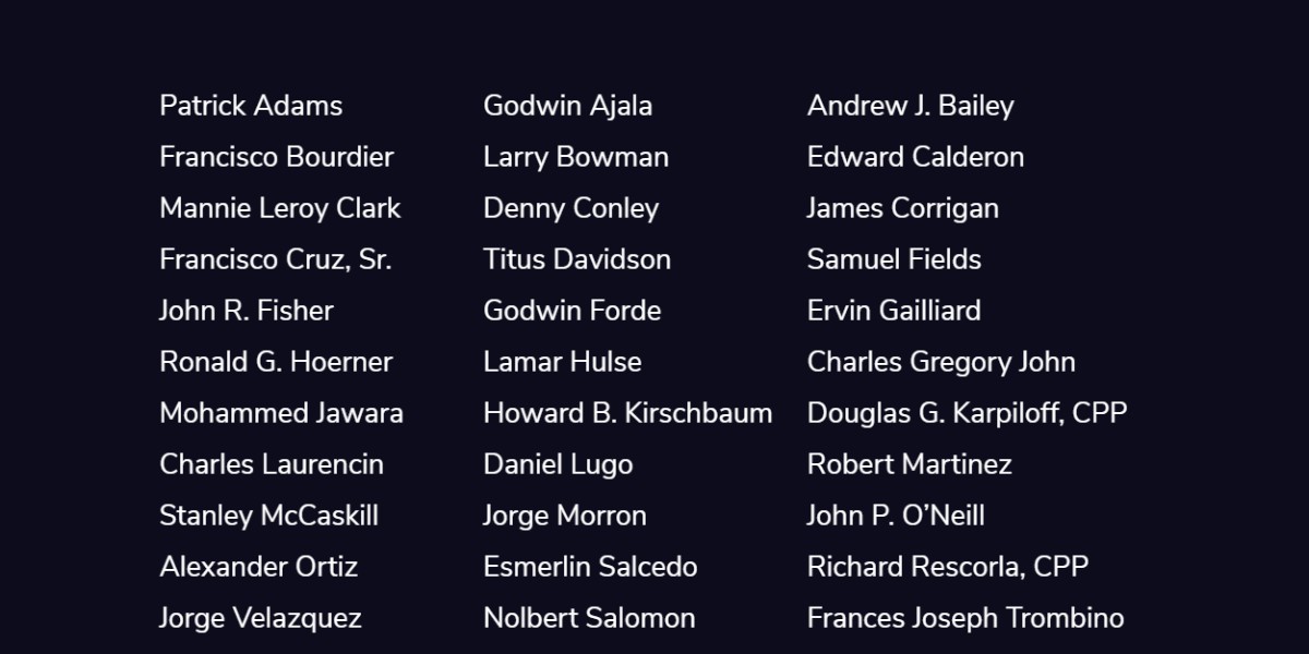 ASIS_Intl's tweet photo. In memory of our colleagues in the security profession whose lives were lost in the performance of their duty on 11 September 2001, and all others who have been called upon to make the ultimate sacrifice, ASIS values the courage and commitment of the following individuals: https://t.co/HD1omnYt6z