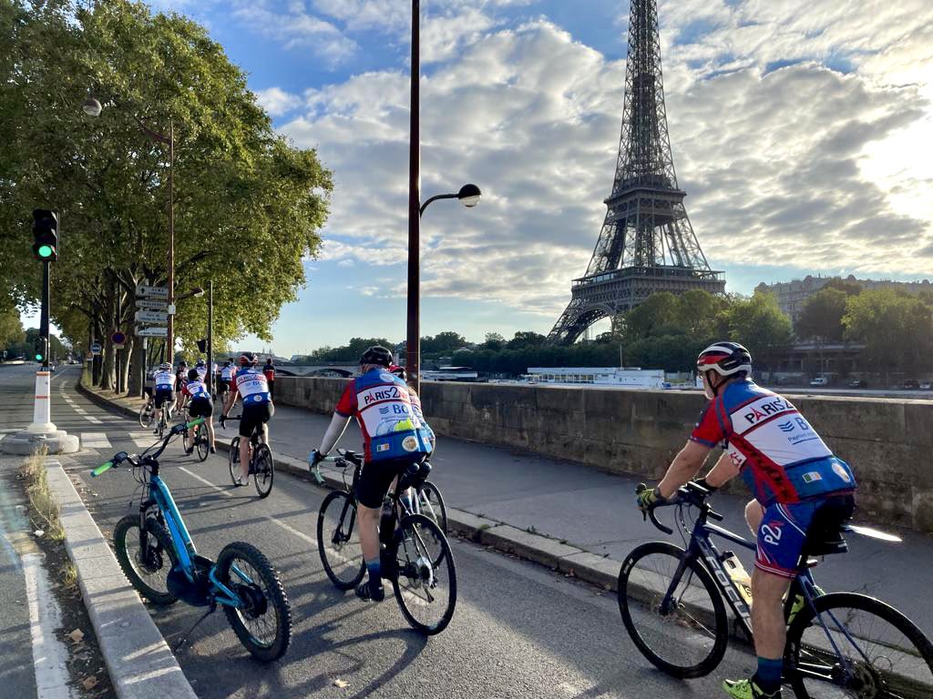 EllieSoutterFND's tweet photo. And they’re off! #paris2nice cycle ride start today! Jeremy Soutter is riding in @carneglobal team and raising funds for us! #rideforellie @Paris2Nice https://t.co/S06vZWU8Zl