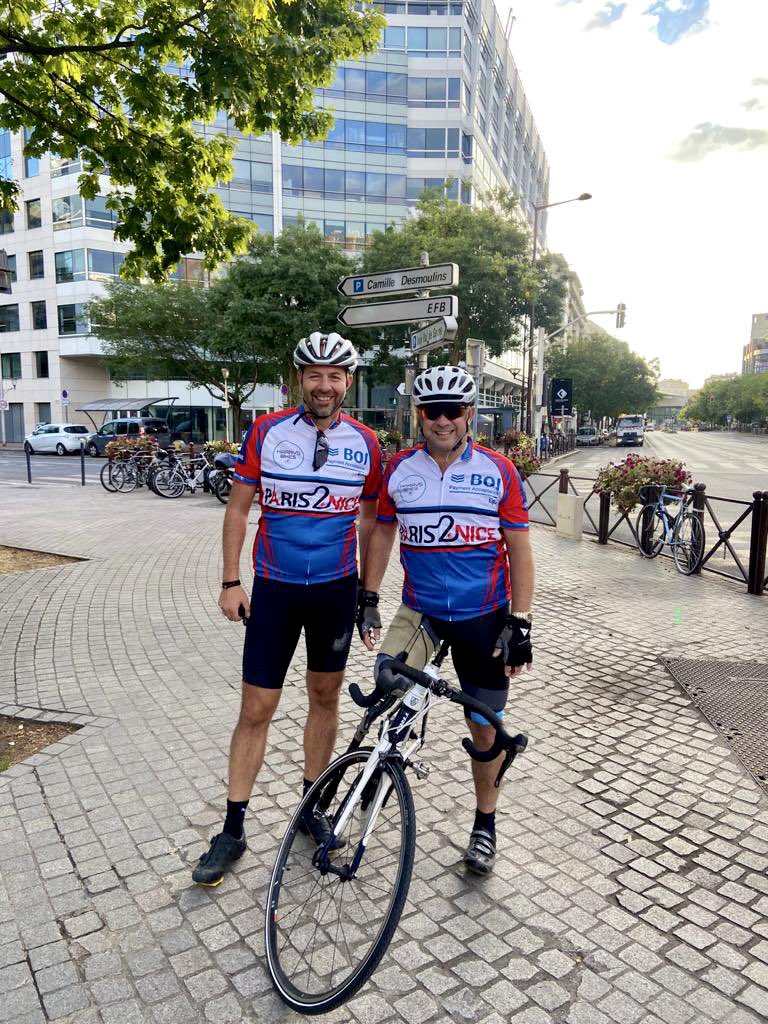 EllieSoutterFND's tweet photo. And they’re off! #paris2nice cycle ride start today! Jeremy Soutter is riding in @carneglobal team and raising funds for us! #rideforellie @Paris2Nice https://t.co/S06vZWU8Zl