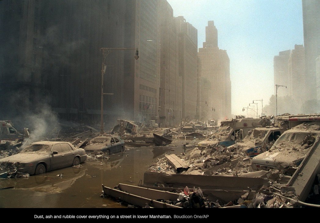 CNN's tweet photo. It's been 20 years since the September 11 attacks. Here's a look back at the day in photos. https://t.co/kHBssrOEKP https://t.co/TijxsDa7uv