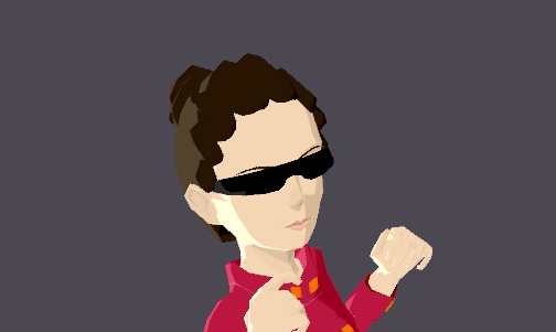 Tester Sun Glasses working in the <a href="/decentraland/">Decentraland</a> builder. One step closer to creating wearables