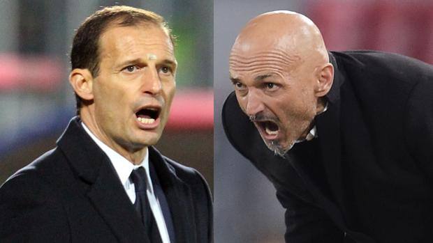 Ant0n33's tweet image. Last time #Allegri and #Spalletti met ended 1-1 #finter-#rubentus