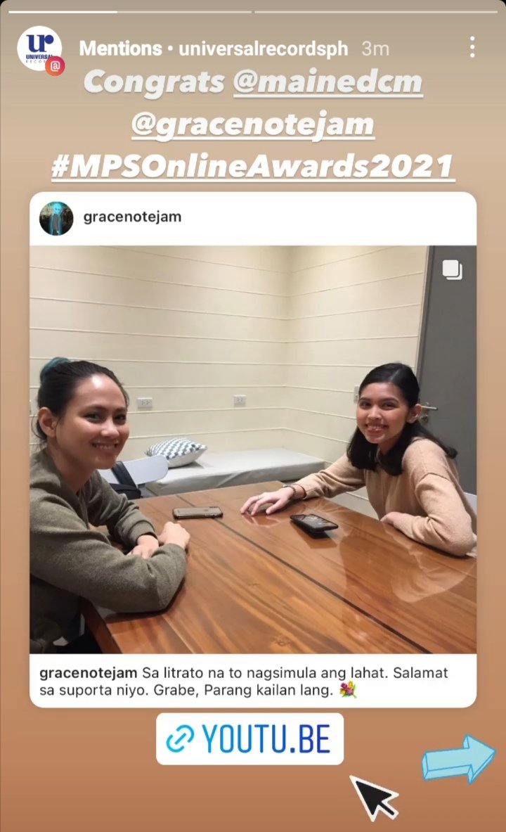 MostPlayedSongs's tweet photo. Thank you Universal Records PH! 💛
#MPSOnlineAwards2021 https://t.co/QGblQpnZlY