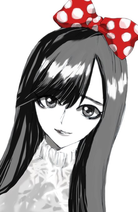 #絵柄が好みって人にフォローされたい 
#秋の創作クラスタフォロー祭 
#ド直球に言いますがフォローしてください 

モノクロお姉さん 
