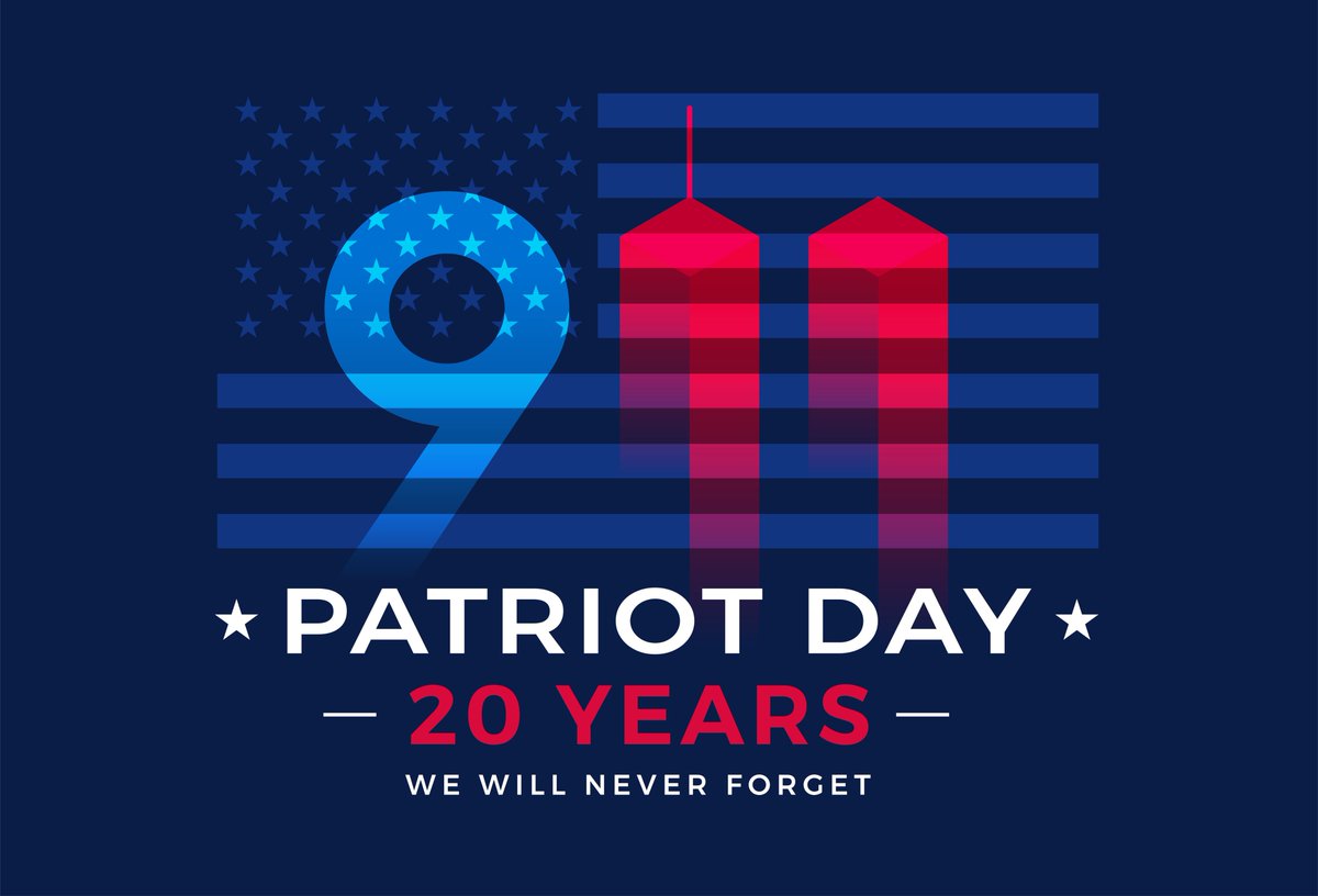 Today marks the 20th anniversary of the September 11 attacks in New York and Washington, DC. We will never forget the lives that were lost and the sacrifices that were made. #NeverForget