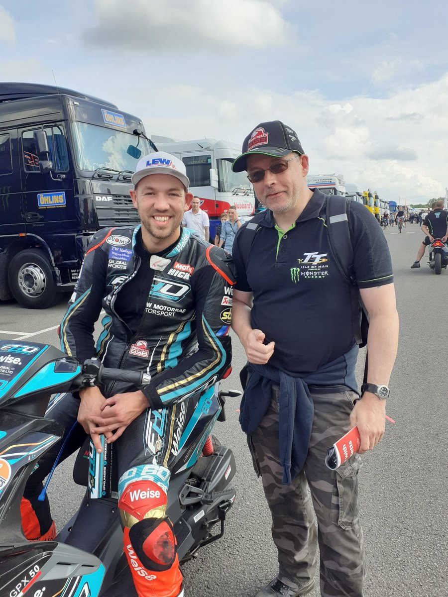 It feels weird but good to be out and about properly for the first time in over a year <a href="/SilverstoneUK/">Silverstone</a> for #britishsuperbikes my husband met the lovely <a href="/peterhickman60/">Peter Hickman</a> again who is always really friendly