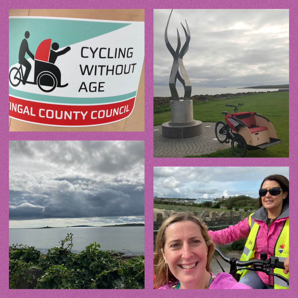 Really enjoyed the @age_cycling training this morning in #Skerries. Gráinne was a great pilot! Thanks to Clara for the instruction. Super initiative. 

@FingalSports @HealthyFingal @Fingalcoco @ActiveCities