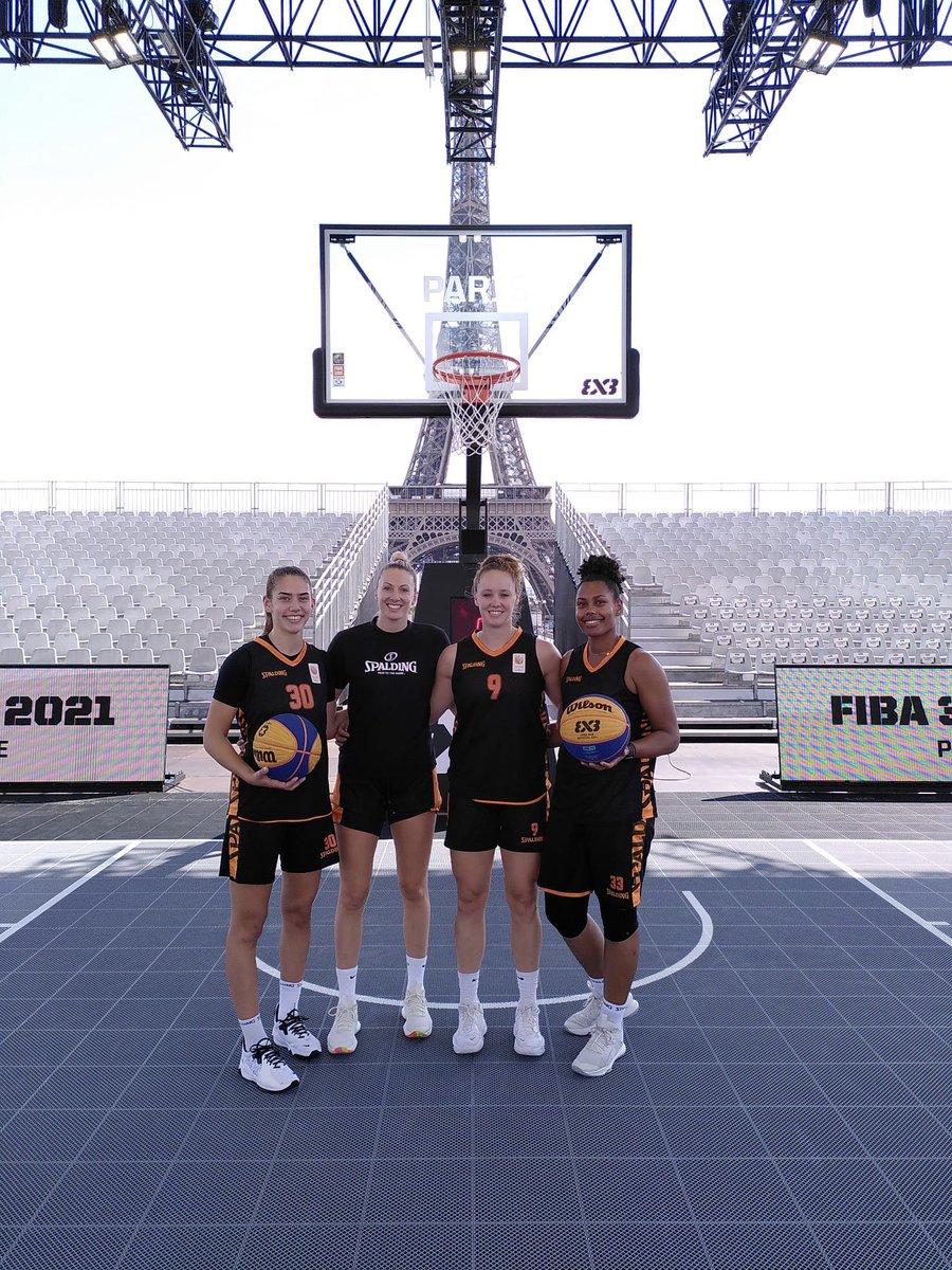 EstherF09's tweet photo. Whats up Paris. It’s Gameday. 🔥 
Excited to represent the orange once again.  
Comeback season is coming up.  #fiba3x3EC https://t.co/D3u9D1Bx3X