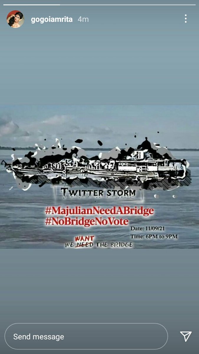 Ghrishi45's tweet photo. We Want Justice

#MajulianNeedABridge 
#NoBridgeNoVote 

@himantabiswa 
@sarbanandsonwal 
@narendramodi 
@BimalBorahbjp
@DcMajuli 
@CMOfficeAssam https://t.co/G0KXBsdA0W