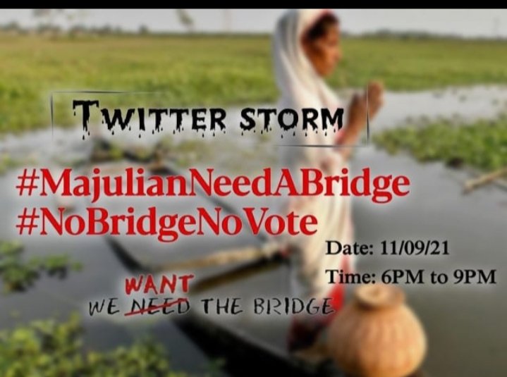 kaushik61961235's tweet photo. #MajulianNeedABridge 
#NobridgeNovote https://t.co/sLctk5ex6A