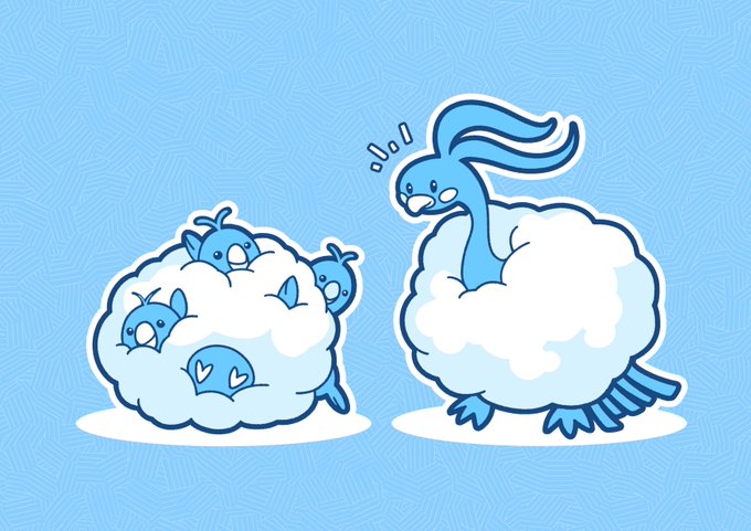 チルットも積もればチルタリスとなる
#ポケモン  #Pokémon  #イラスト 