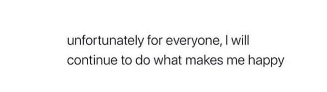 Just saying