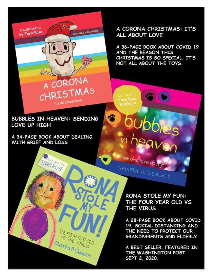 Coronavirus books for children. All illustrated by children for children.
