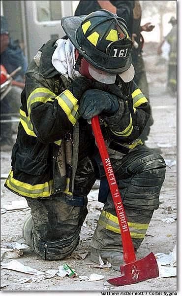 9 11 firefighters crying