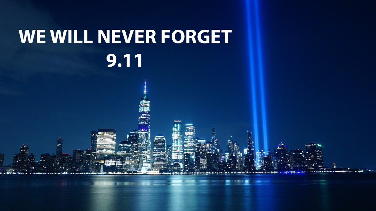 Today we remember and honor those affected by the tragic events that took place 20 years ago. 9.11.01. #neverforget