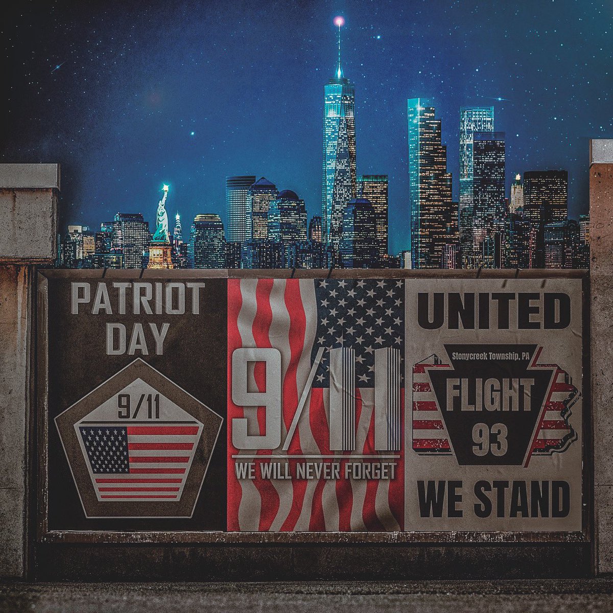 GMSRacingLLC's tweet photo. Today, and always, we will #NeverForget. https://t.co/17tSrR1ydI