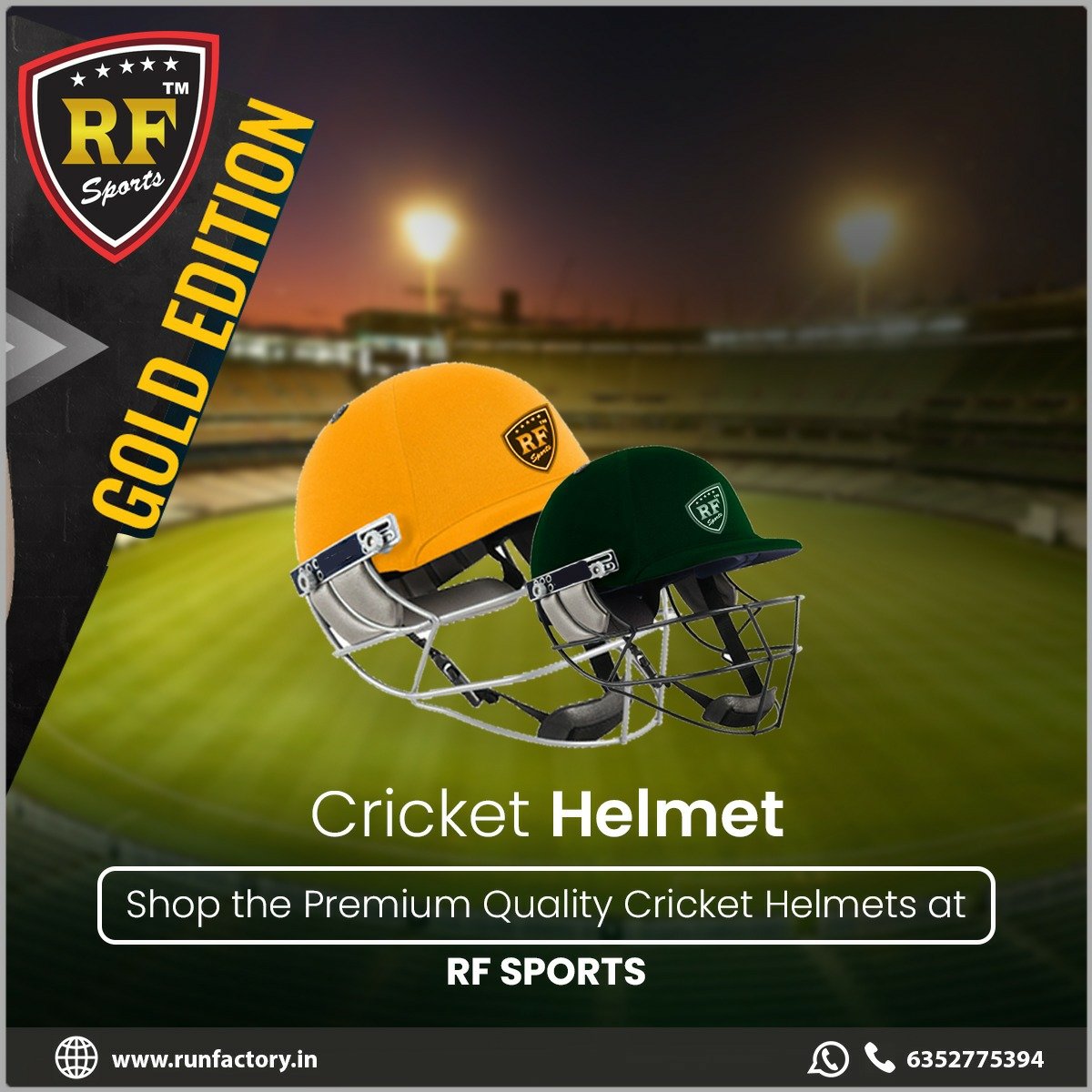 RFSPORTS5's tweet photo. A batsman's head guard for maximum protection, a proficient shield for complete face cover &amp; an outstanding quality proof product for a perfect player.

#RFSports #cricket #crickethelmet #PlayHard #BreakBoundaries #CricketLover #saturday  #CricketFever #Meerut #ShopNow https://t.co/JpZbpyIE7m