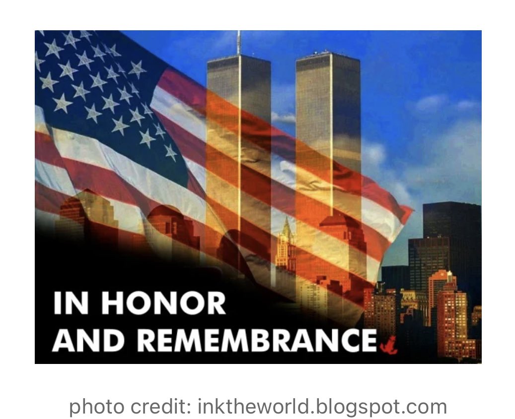 29Q118's tweet photo. @29Q118 Honors and Remembers those that were lost on 9.11.2001. https://t.co/m3vrbL8QVF