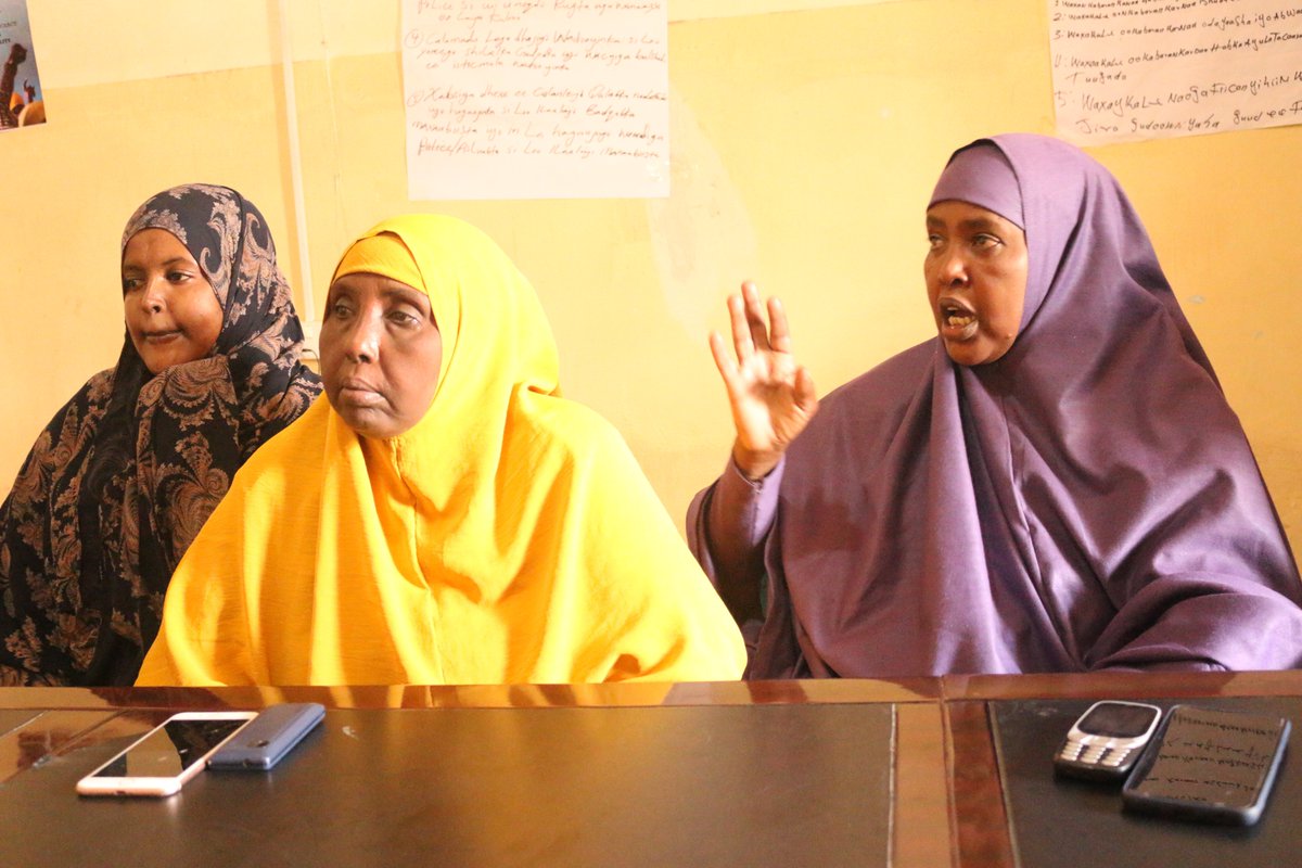 WomenSwso's tweet photo. Swso conducted the regular Bi-weekly meeting for the 7 Community Action Forums (CAFs) in Kismayo neighborhoods.the objective of this meetings is to share reports relating to Land dispute, Domestic violence and general community safety and security which is areas of activities. https://t.co/4ibRfOIviz