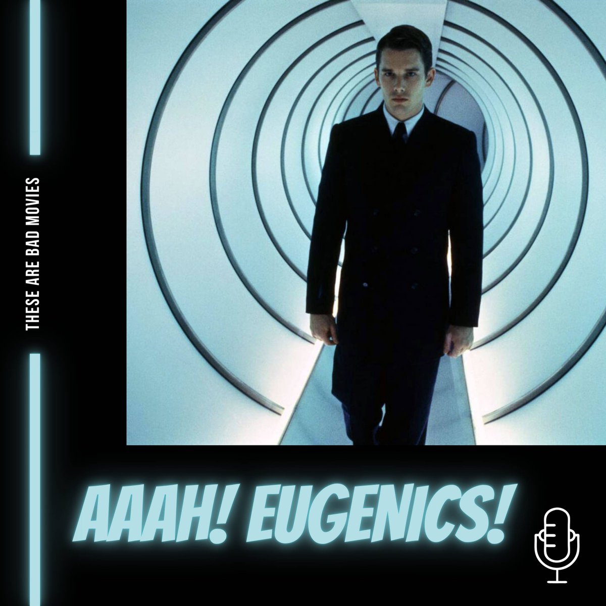 This week we watch #Gattaca with return guest @rc_propagandist. This #neonoir depicts #eugenics & #designerbabies in a future that seems too familiar!  Listen & tell us if you think it's a #badmovie or a rare good one. #surveillancestate #dystopia 💉👁️🧬 ow.ly/vDBd30rTF1O