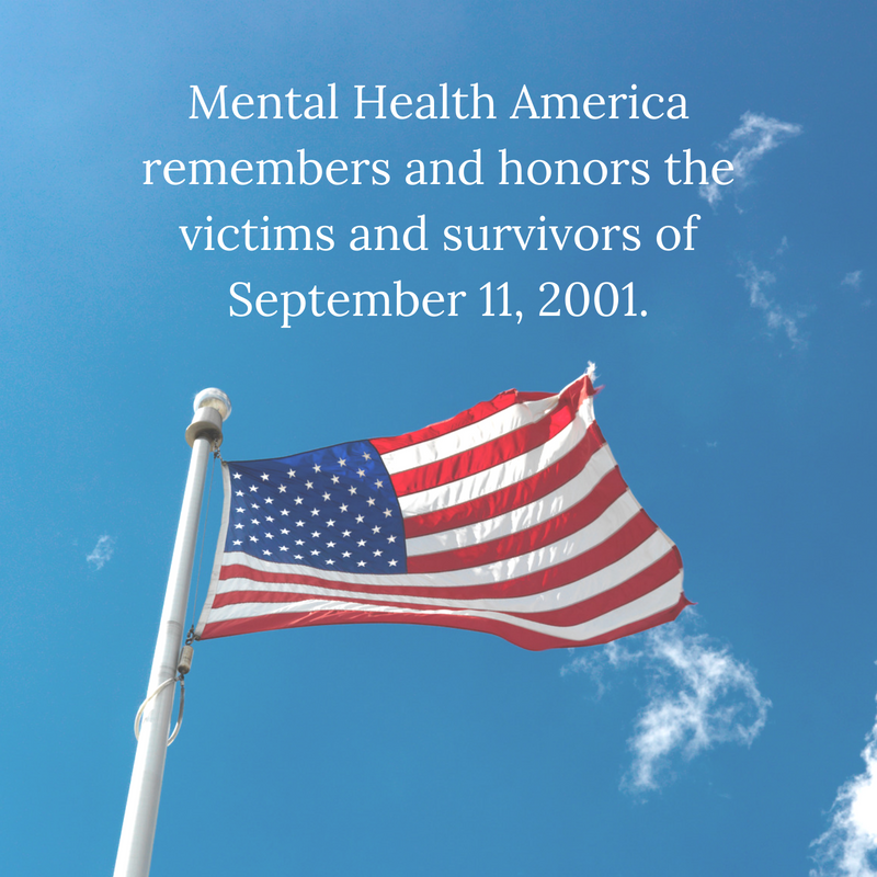 MentalHealthAm's tweet photo. MHA remembers and honors those impacted by this day, their memory, and those they left behind.⠀
⠀
If you’re in need of support today, reach out to Crisis Text Line by texting MHA to 741741. You'll be connected with a trained Crisis Counselor. https://t.co/3WTwlGqFNo