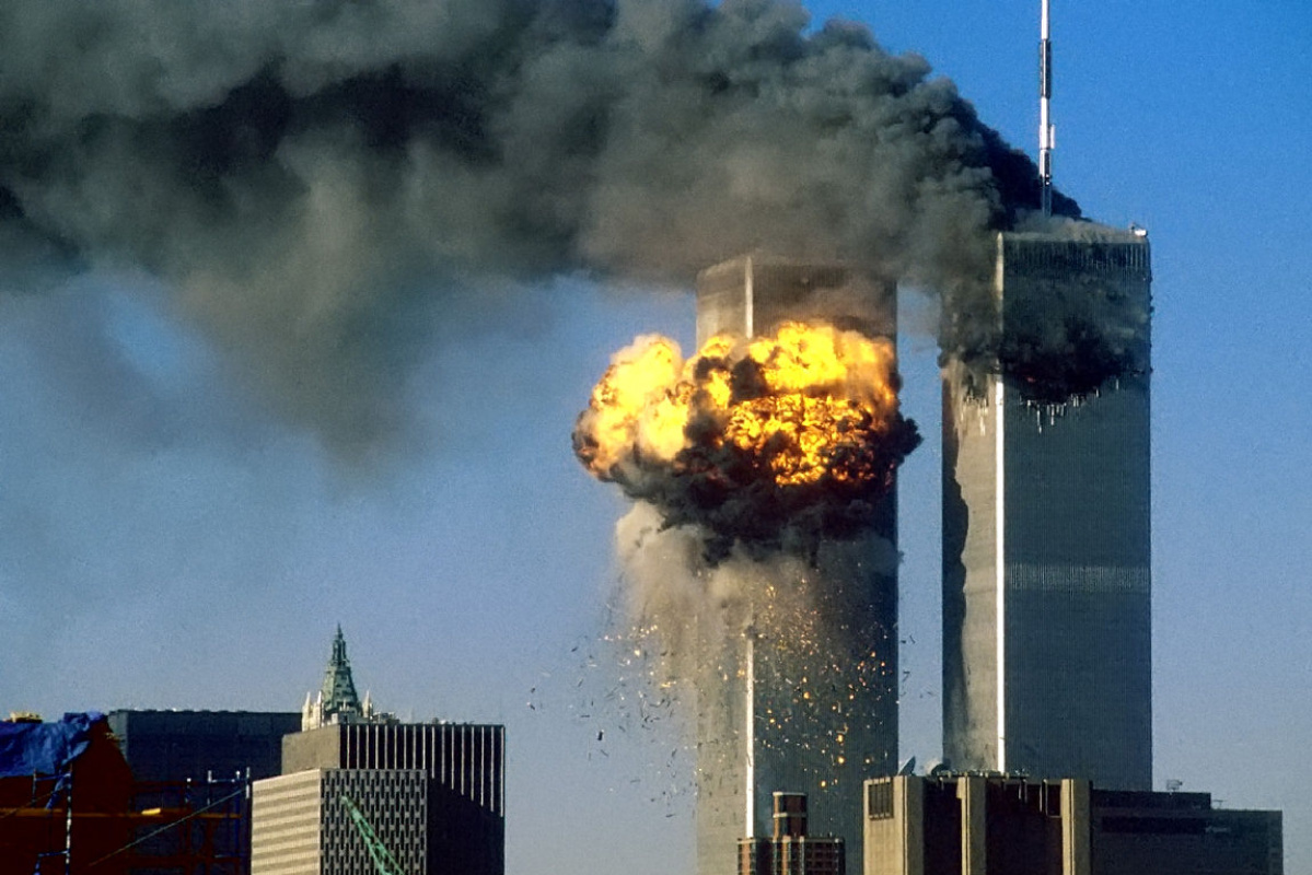 Когда был теракт башни близнецы. Башни Близнецы 11 сентября.