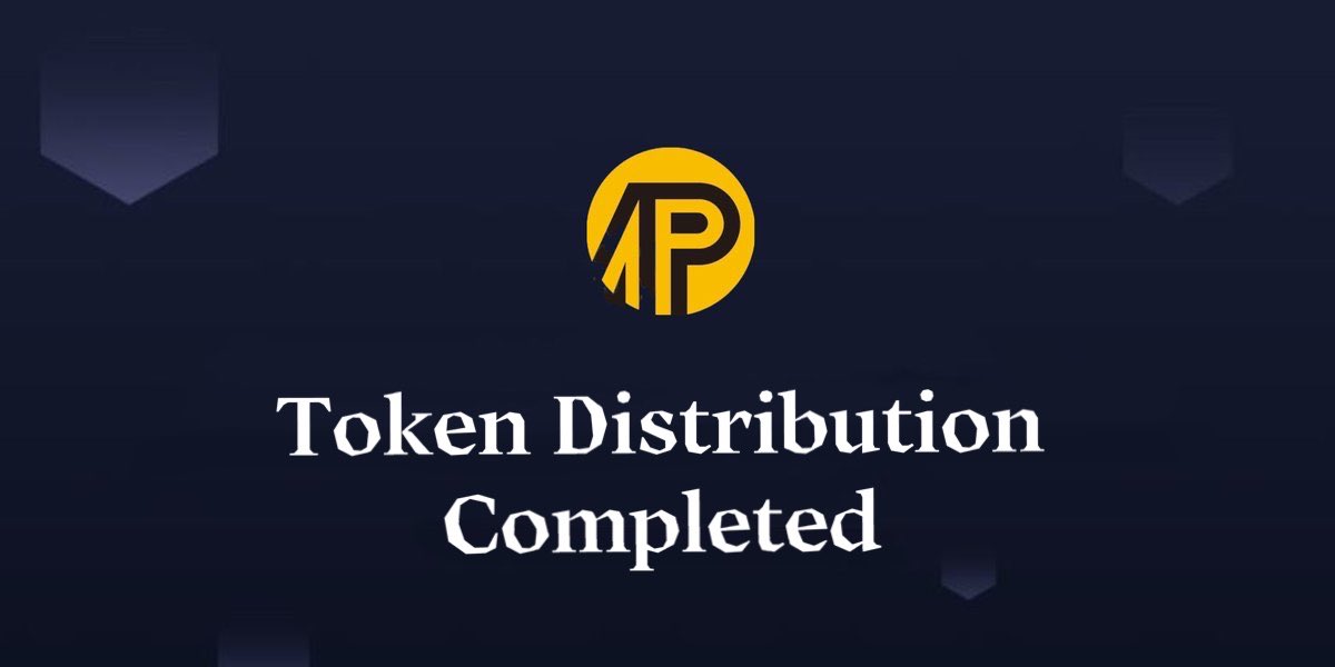 🚨 Token Has Been Issued 🚨

✨ At present, the $APDT in the private sale and IDO has been distributed! 

Please check your tokens and wait patiently for the pool to open, get ready to participate in staking! 💸 

Thank you all for your patience! 🙌🏻

#AilPrivate