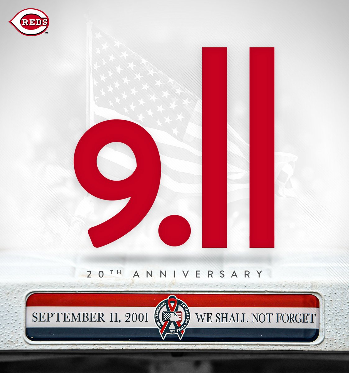 Cincinnati Reds Today We Honor The Lives Lost In The Tragic Events On This Date Years Ago As We Continue To Heal And Pay Tribute To The Men And