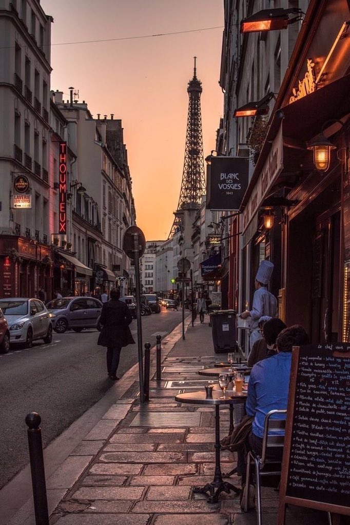 Atardecer en paris.