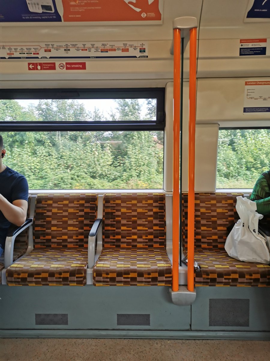 Why are the windows locked on this <a href="/TfL/">TfL</a> overground train?! Seems especially ridiculous with no one bothering to wear a mask and no one from <a href="/TfL/">TfL</a> bothering to enforce the rule.