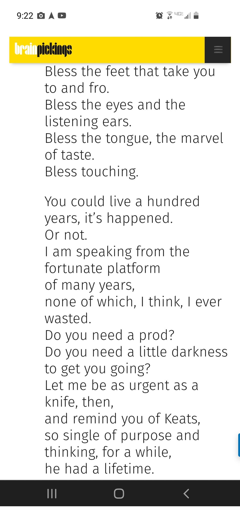 Happy birthday, Mary Oliver, and thank you for the words...  