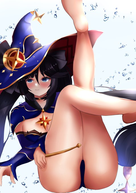 タイツなし差分 モナ
#原神 #イラスト 