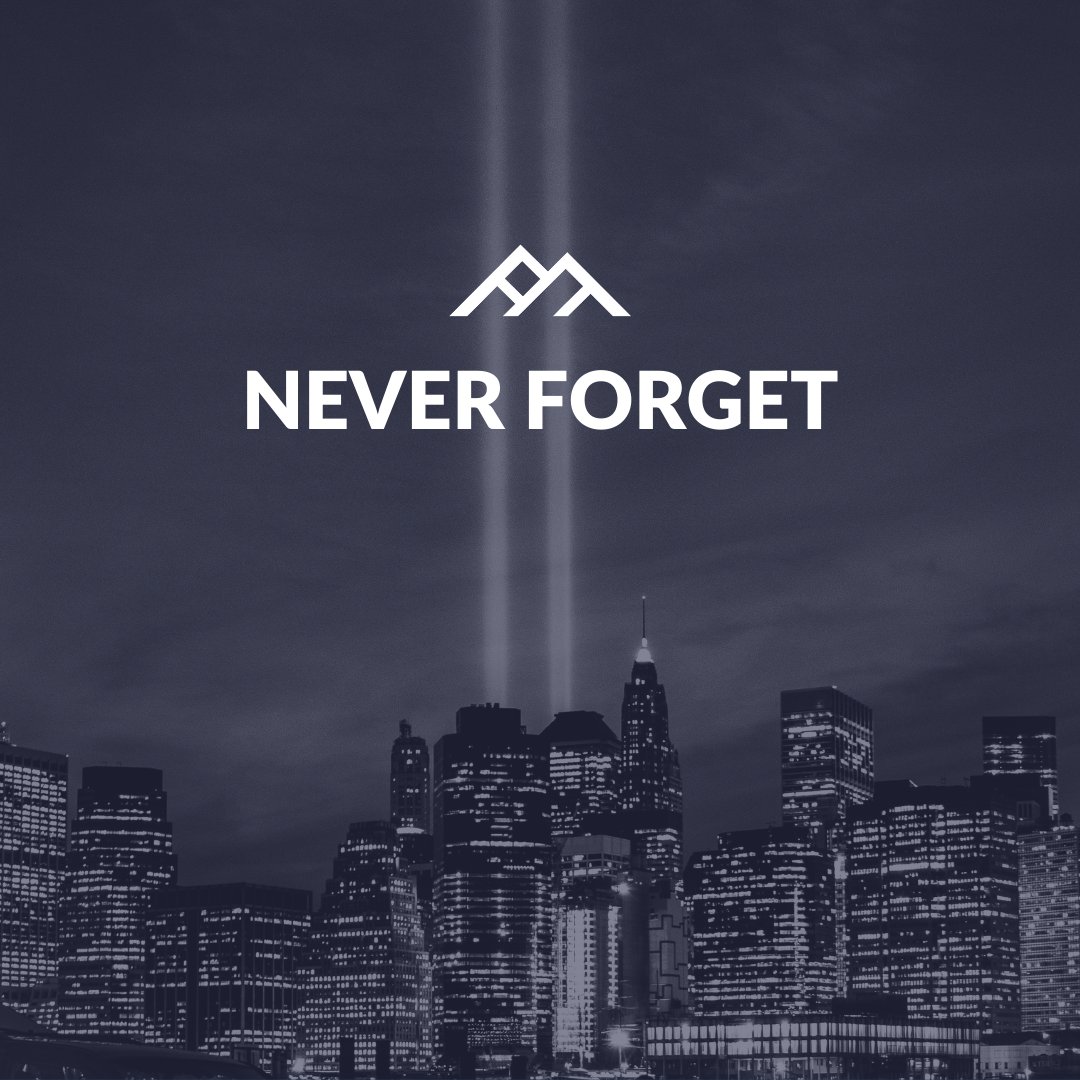 On this Patriot Day, we remember those we lost, and we honor the bravery of our first responders. May we never forget.