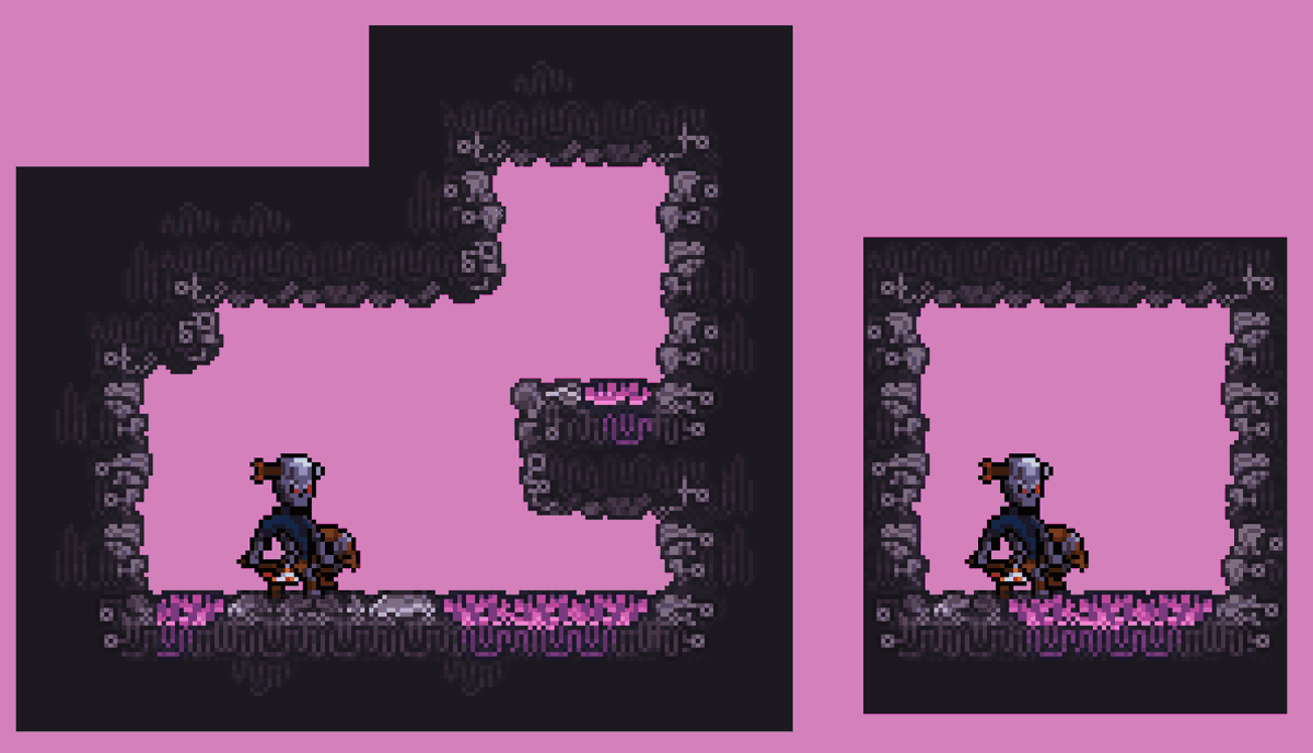 made an alien tileset for a comission.
 #pixelart #gamedev #indiedev