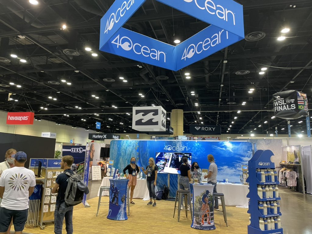 4ocean is stoked to be representing the clean ocean movement at Surf Expo in Orlando this weekend, and even more stoked to be Surf Expo’s official recycling partner this year! 

If you’re at <a href="/surfexpo/">Surf Expo</a> today, come by booth #1129 and say hello to the 4ocean crew 👋