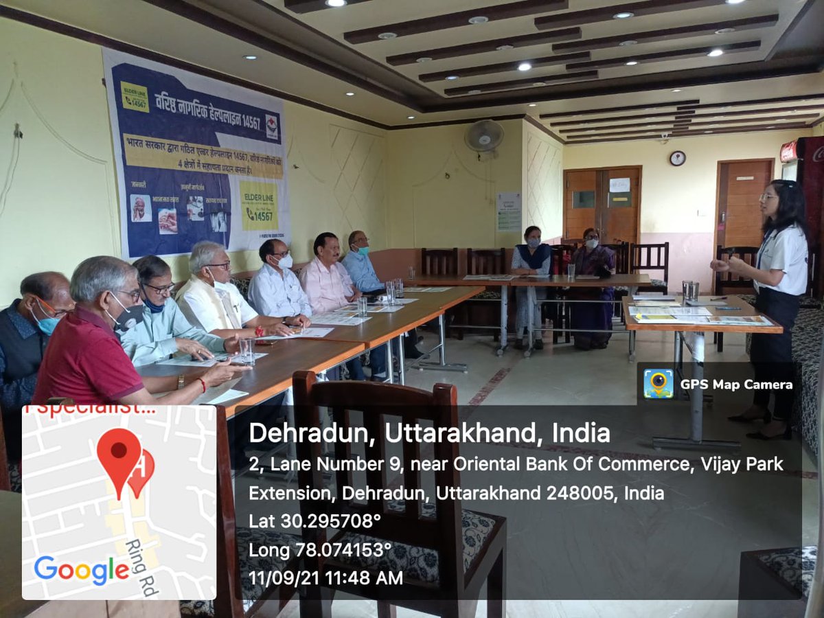 ElderLine_UK's tweet photo. We get to know you better!
An Awareness Campaign with the help of the Senior Citizens Welfare Association.
An interactive secession with them in which we had discussed the issues of every elderly one by one due to which we were able to understand the issues of the elder persons. https://t.co/ZZ5nIGxLMy