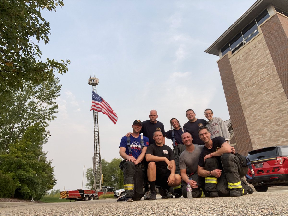 EdenPrairieFD's tweet image. Proud of our #EPFD team members that did the stair climb today at station 4. 2071 stairs!!