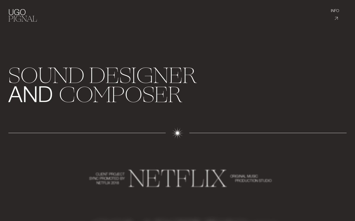 maxibestofone's tweet image. Ugo Pignal by @HugolbBihan and @grc_michael → maxibestof.one/websites/32734…