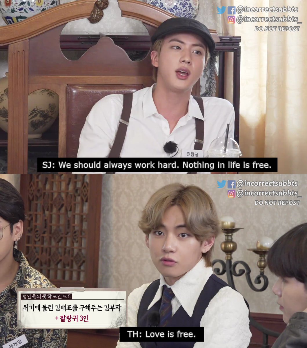 Incorrect Sub BTS tweet media