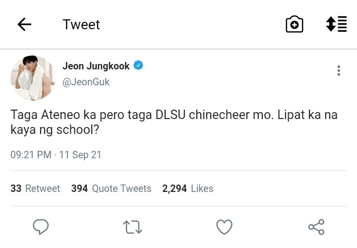 Serivkoo's tweet photo. "CHEERLEADER"

A Filo #taekookau where Taehyung a cheerleader of Ateneo and Jungkook a captain ball of Ateneo basketball team were ex lovers. What will happen when Taehyung's suitor from DLSU and the two past lovers will be in one court? https://t.co/K9Zxdd5127